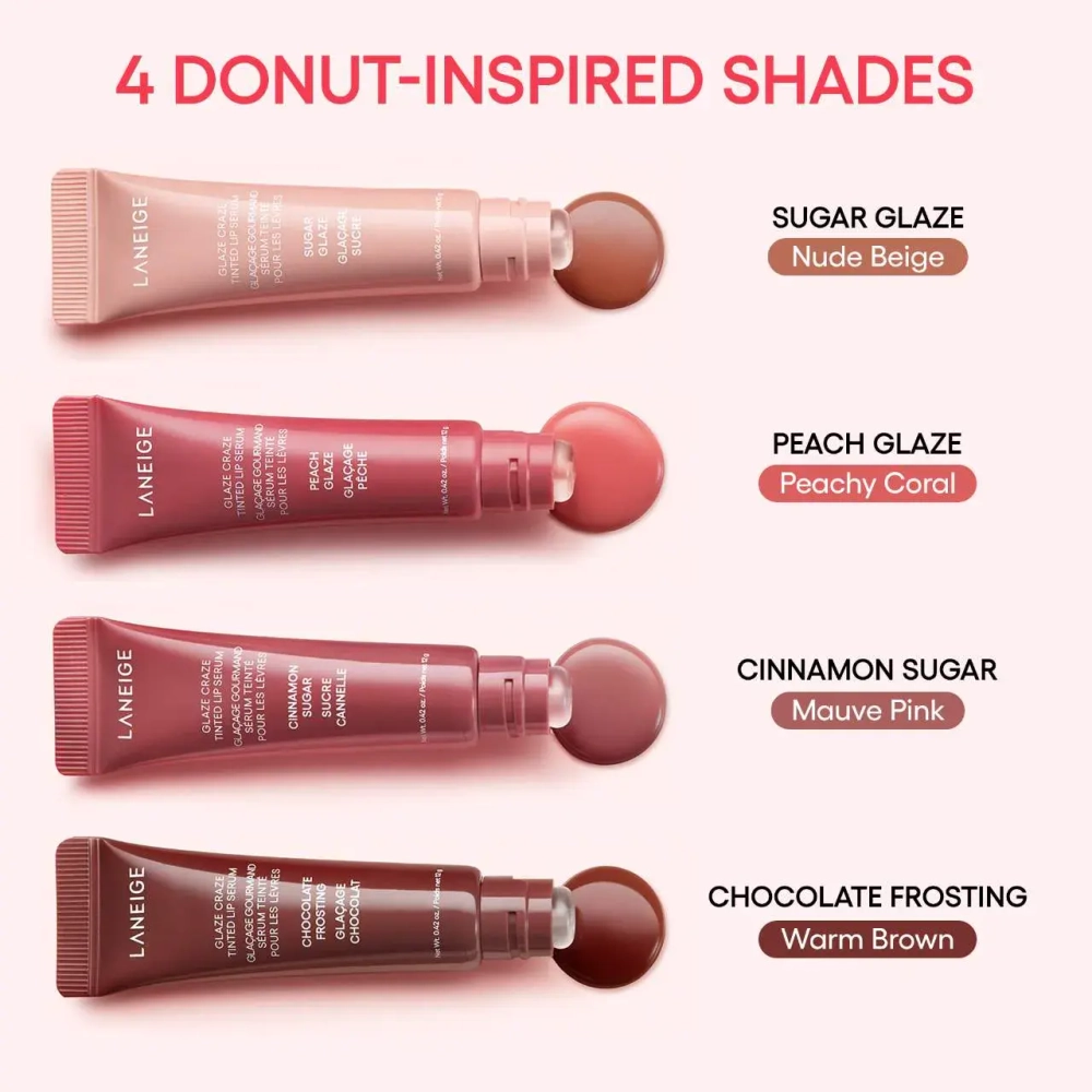 Laneige Glaze Craze Tinted Lip Serum - Strawberry Spinkles 12g