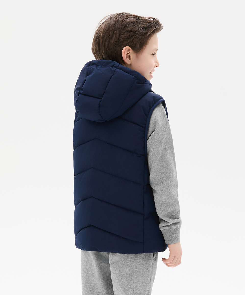 Жилет утепленный c капюшоном JÖGEL ESSENTIAL PerFormPROOF Padded Hooded Vest, темно-синий, детский