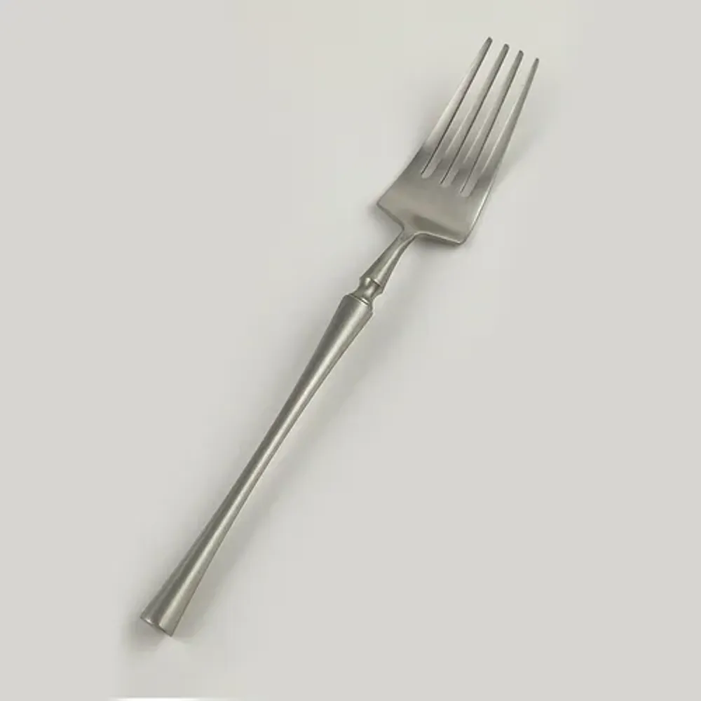 Вилка столовая 21 см матовая цвет серебро PVD 1920-Silvery P.L. [12]