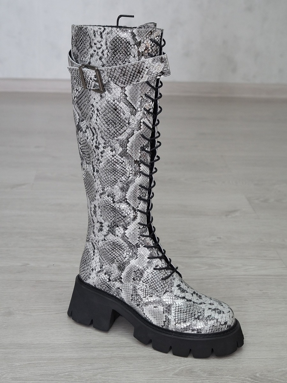 Сапоги женские демисезонные POPULAR FASHION E22B-71EQ