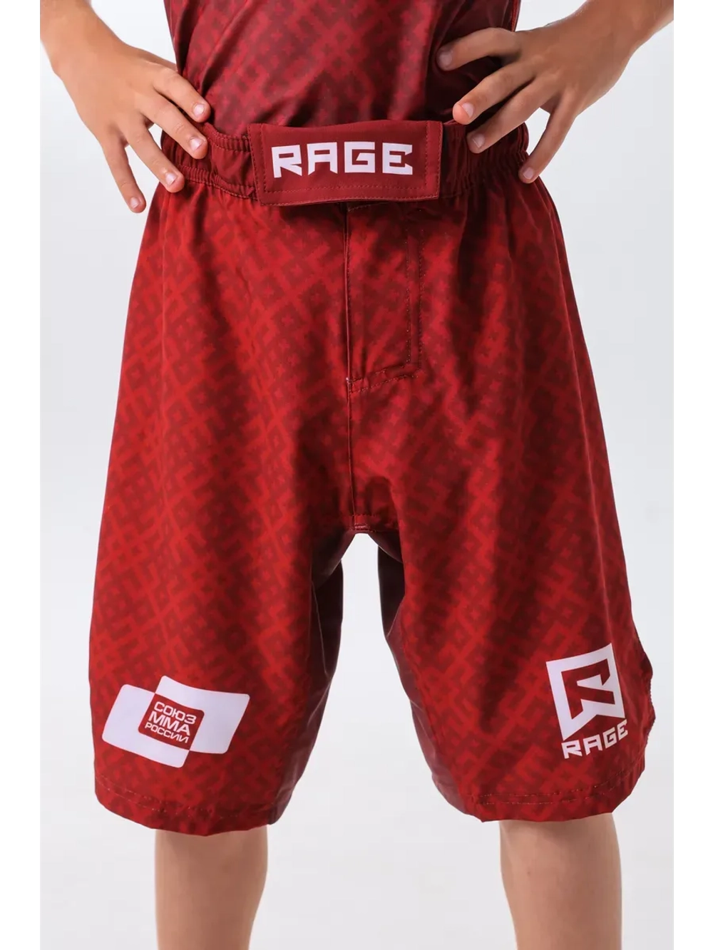 Шорты Rage MMA Union красный