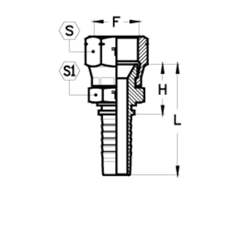 Фитинг DN 10 JIS 18x1.5