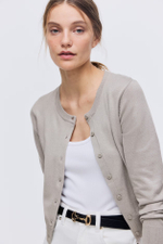 Тонкий трикотажный кардиган - H&M