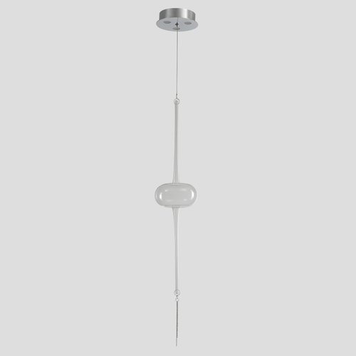 Подвесной светодиодный светильник Crystal Lux GLASS SP3W LED CHROME