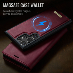Чехол-кошелек CaseMe 2 in 1 MagSafe Samsung Galaxy S23 Ultra