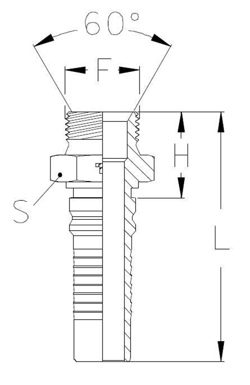 Фитинг DN 25 BSP (Ш) 1 Interlock