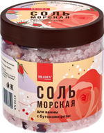 Морская соль для ванны с бутонами розы - 600 гр.