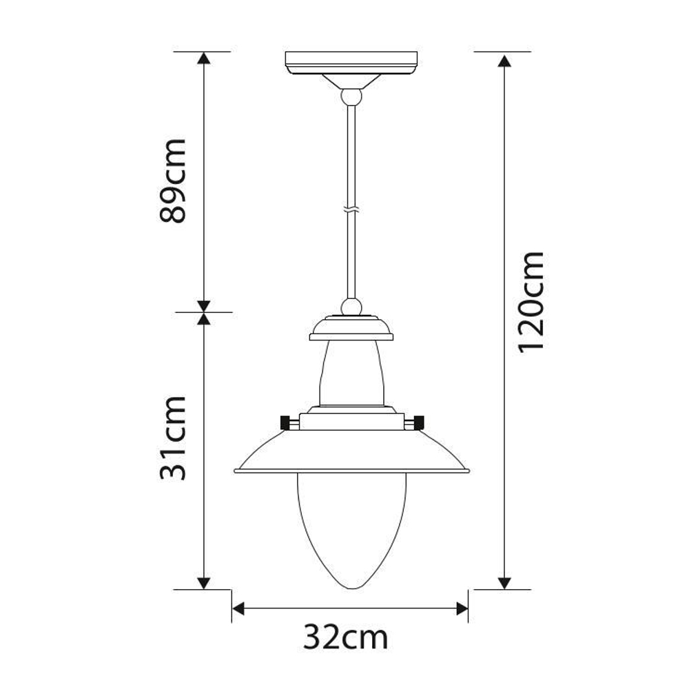 Светильник подвесной Arte Lamp Fisherman A5530SP-1AB