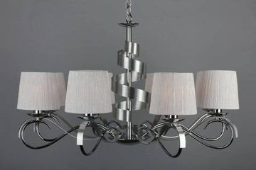Люстра подвесная OML-60103-08 хром Omnilux Genoa