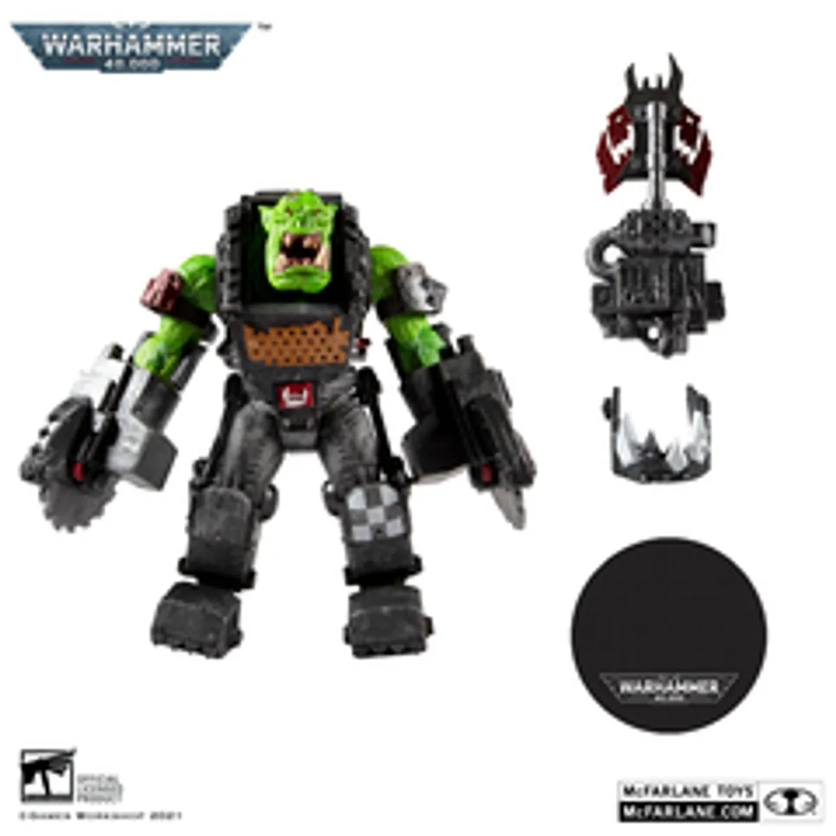 Фигурка McFarlane Toys Warhammer 40,000: Ork Meganob with Buzzsaw