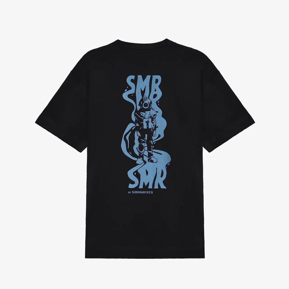 TSHRT SMR DIVER DISTORTION BLACK