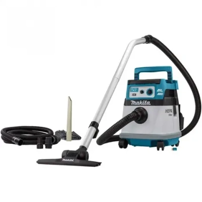 Пылесос строительный Makita DVC157LZX3 (уборка: сухая) белый