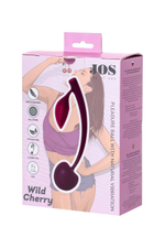 Бордовая вагинальная вишенка WILD CHERRY - 13 см. (Цвет: бордовый)