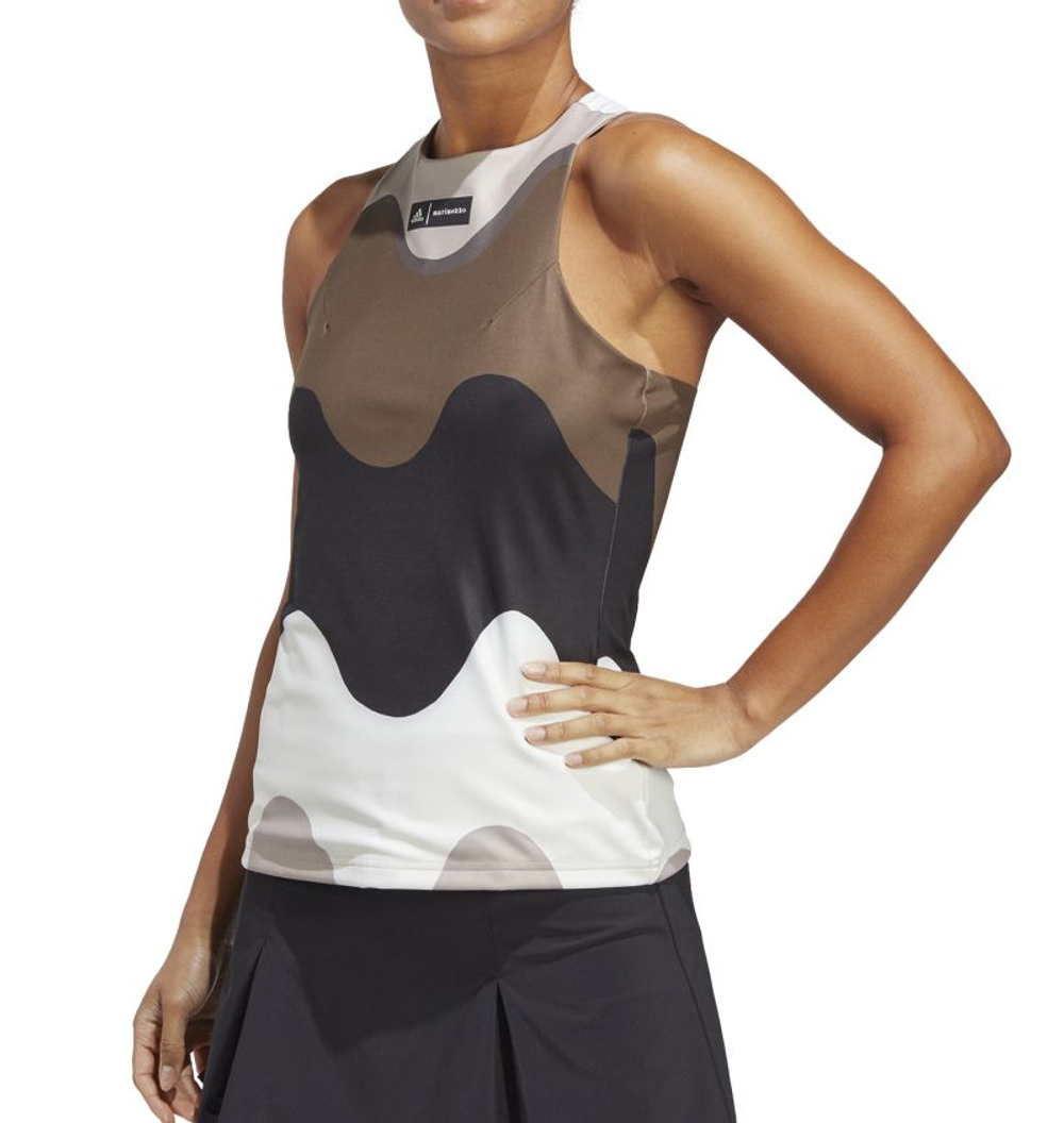 Женский теннисный топ Adidas Marimekko Tennis Tank Top — multicolor/black