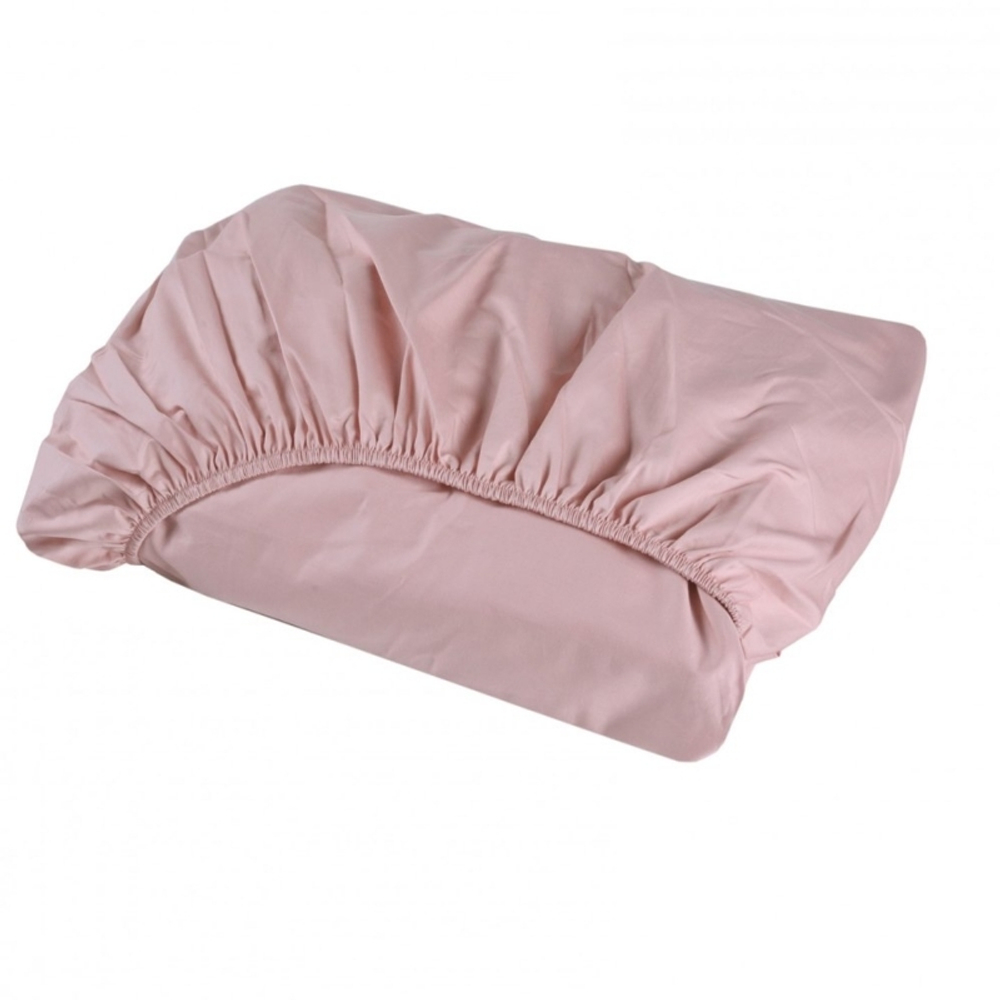 Простыня на резинке 160x200x45 Hamam Mineral powder розовый