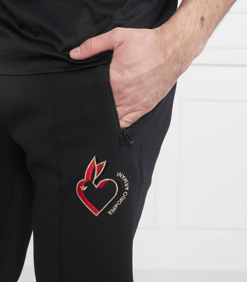 спортивные штаны Emporio Armani - черный(3R1PE8 1JHSZ)