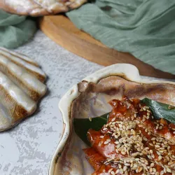 Блюдо для подачи 13*12 см h3 см 50 мл емкость для закусок Pearl Shell Frutti di Mare P.L. [1]