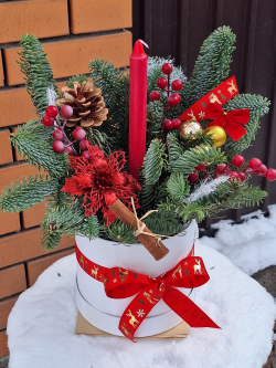 Композиция в коробке «Новогодняя сказка»