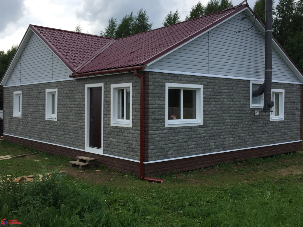 Сайдинг Альта-классика Светло-серый 230х3660мм  0,84м2