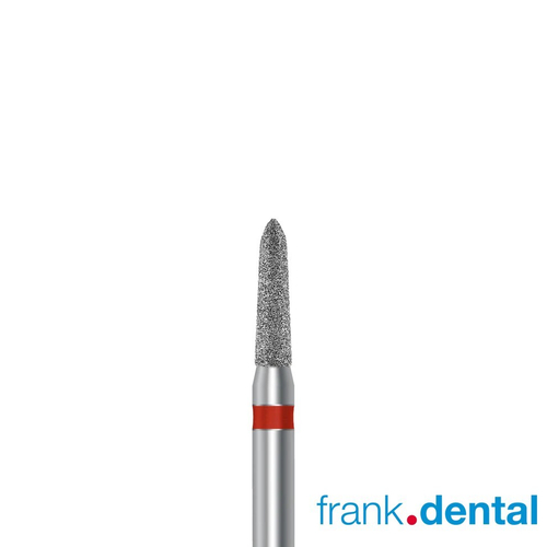 Бор алмазный красный Frank Dental типа FG - D.877K.016.F.FG