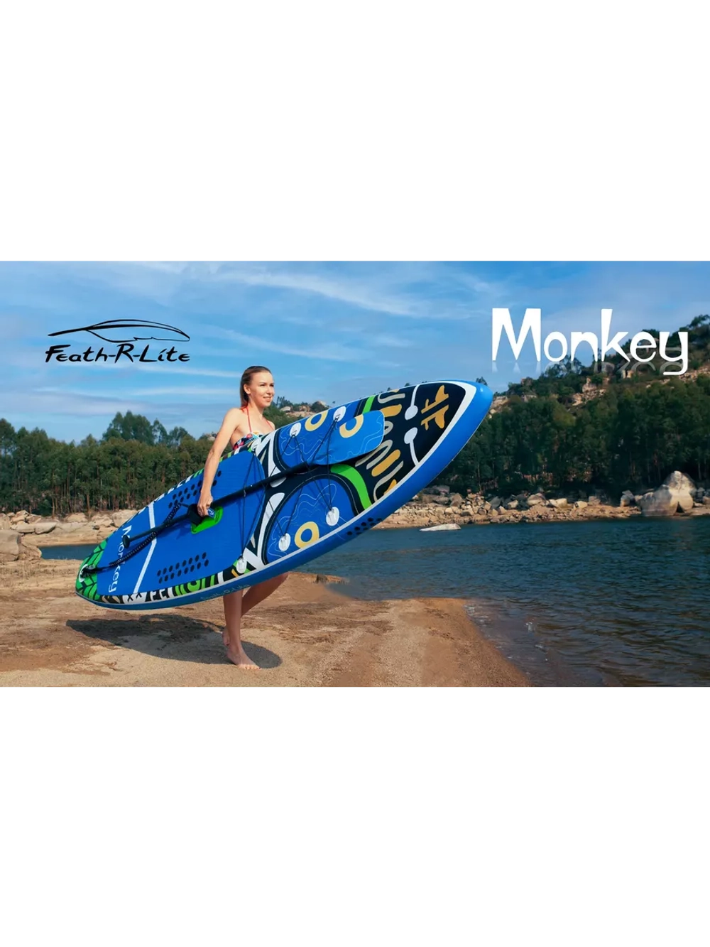 Сапборд надувной сап борд sup board 200 кг FunWаtеr 335 см