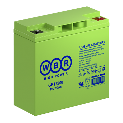 Аккумулятор WBR GP12200 - AGM ( 12В / 20Ач )