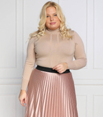 Хлопковый гольф avo plus size Persona by Marina Rinaldi - бежевый(1364232)