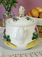 Сахарница из фаянса Лапочка