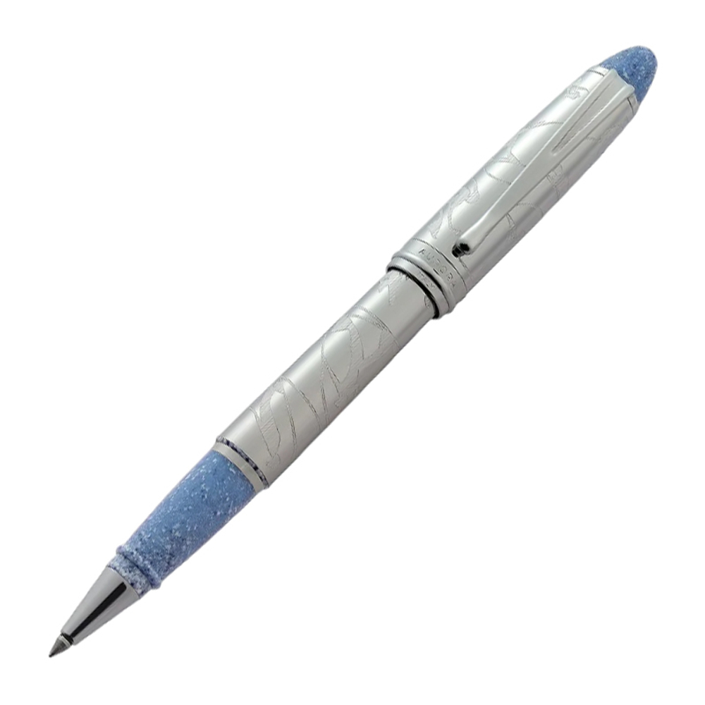 Ручка-роллер Aurora Ipsilon Ice Chrome Plated Trim, в подарочной коробке