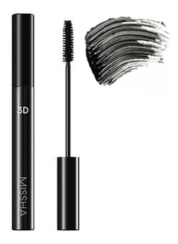 Тушь для ресниц Missha 3D Mascara Подкручивание, удлинение, объем цвет черный