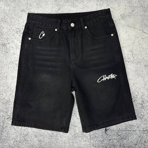 Шорты джинсовые Corteiz black