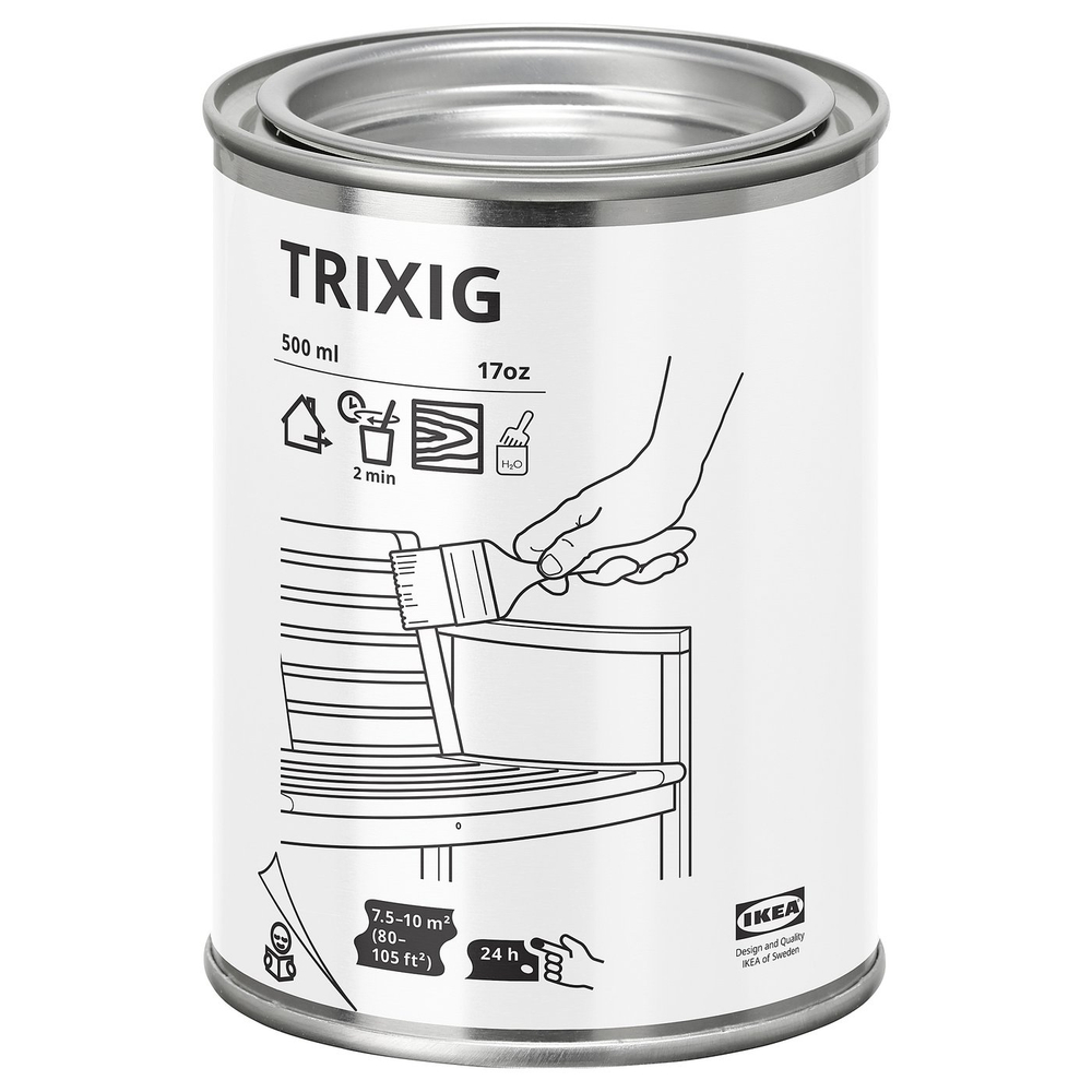 IKEA TRIXIG  (ИКЕА ТРИКСИГ)  -  Морилка для дерева, наружная 500 мл