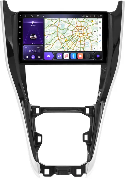 Магнитола для Toyota Harrier XU60 2013-2017 - Kuberg OL-1694 QLed, Android 12, Быстрая, CarPlay, 4G SIM-слот