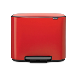 Мусорный бак Bo Pedal Bin 36л Brabantia Пламенно-красный