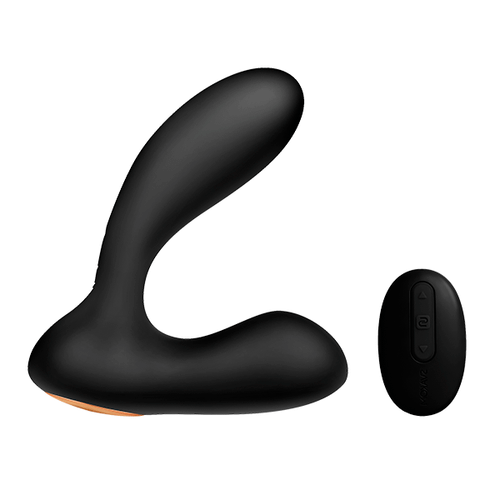 Чёрный вибростимулятор простаты с пультом ДУ Svakom Vick App-controlled Prostate and Perineum Massager SPM-03W