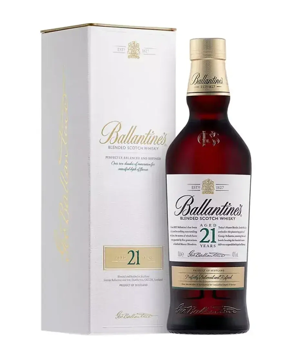 Виски Ballantine's 21 Y.O. 0,7 л. В подарочной коробке