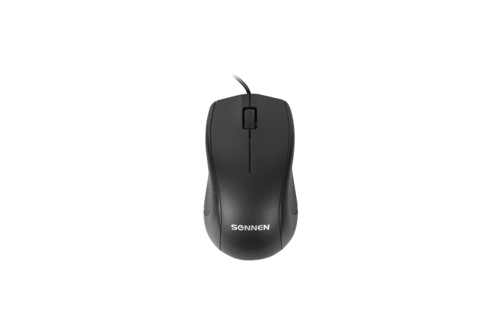 Проводная мышь SONNEN М-201, USB, 1000 dpi, 512631