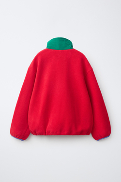 ZARA - FRUIT OF THE LOOM™ ФЛИСОВАЯ ТОЛСТОВКА, КРАСНЫЙ