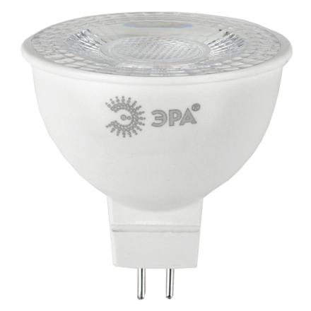 Лампа светодиодная ЭРА STD LED Lense MR16-8W-860-GU5.3 8Вт линзованная софит холодный белый свет GU5.3