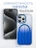 Чехол накладка iPhone 15 Pro Max 6.7" Gurdini Ocean Case (2) Transparent синий