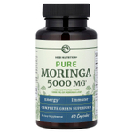 Nobi Nutrition, чистая моринга, 5000 мг, 60 капсул