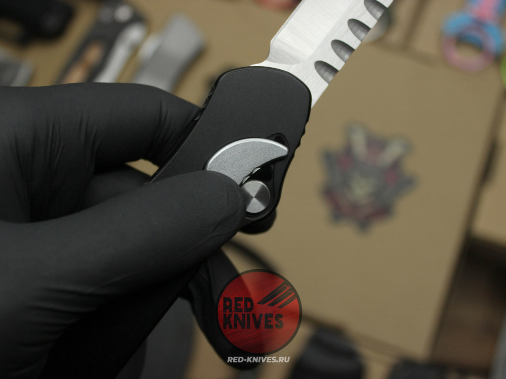 Нож Heretic Hydra V4 Single Edge S/E Standard - черная рукоять, светлый клинок