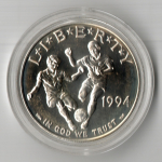 1 доллар Чемпионат по футболу. D. 1994 год UNC