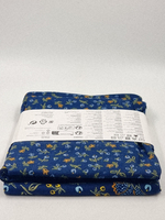 Наволочка на подушку SVARDTAG IKEA, темно-синий/цветочный узор, 50х50 см 2 шт