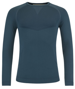 Мужская теннисная футболка теннисная Head Flex Seamless Longsleeve - небесный