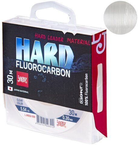 Леска LUCKY JOHN Fluorocarbon Hard 0.30 мм / 30 м