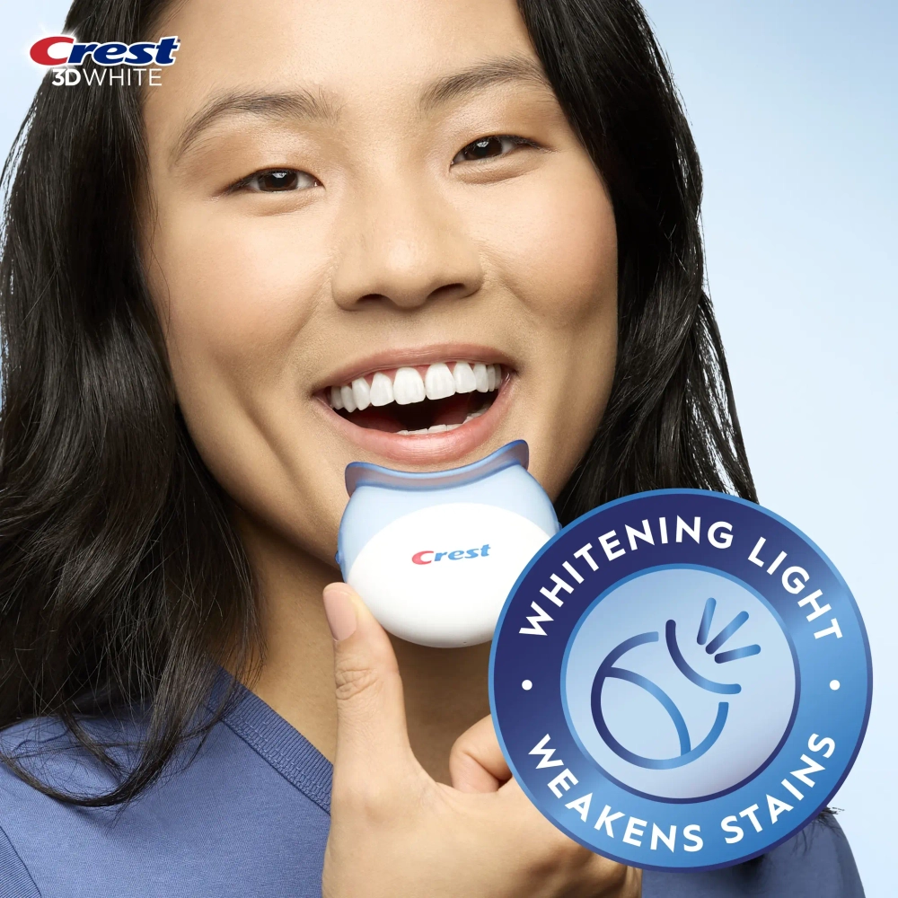 Crest 3D Whitestrips Professional Express White Plus LED Light Отбеливающие полоски для зубов: до 10 тонов за 19 дней