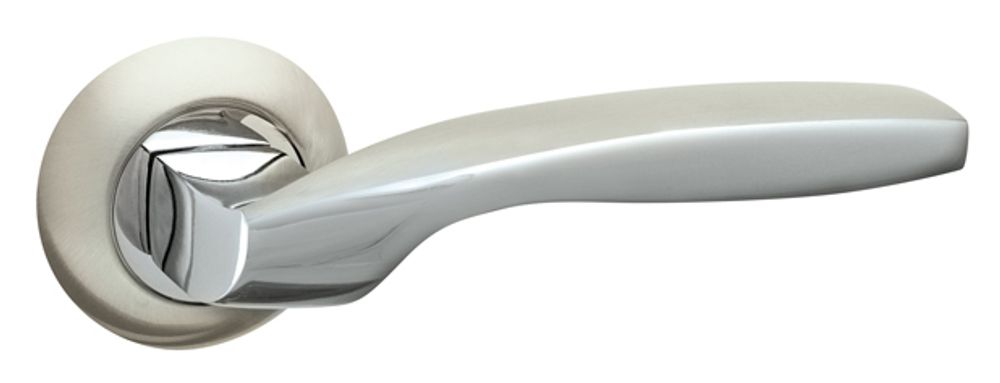 Ручка Fuaro (Фуаро) раздельная R.AR54.BOSTON (BOSTON AR) 140mm SN/CP-3 матовый никель/хром Ручка Fuaro (Фуаро) раздельная R.AR54.BOSTON (BOSTON AR) 140mm SN/CP-3 матовый никель/хром