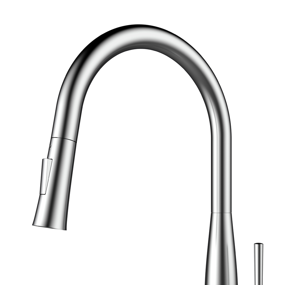 Смеситель для кухни Raiber Premium, Graceful RP-011, цвет хром