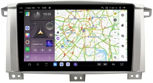 Магнитола для Toyota Land Cruiser 105 1998-2007 - Kuberg OL-9681 QLed+2K, Android 13, Быстрейшая, CarPlay, 4G SIM-слот